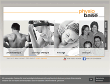 Tablet Screenshot of physiobase.ch